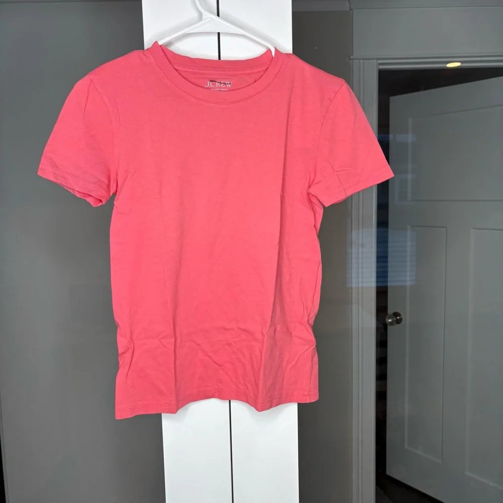 NWT J. Crew Vintage Jersey Classic-fit Crewneck T-shirt Garden Rose